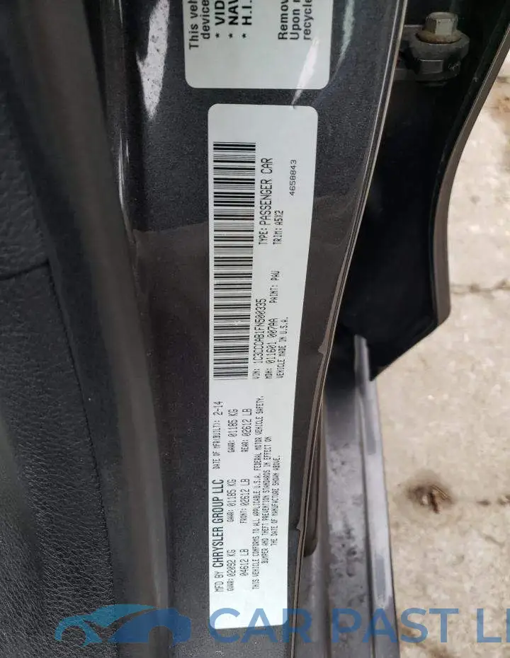 1C3CCCAB1FN500335# 12