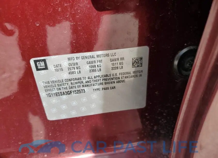 1G11E5SA3GF152573# 12