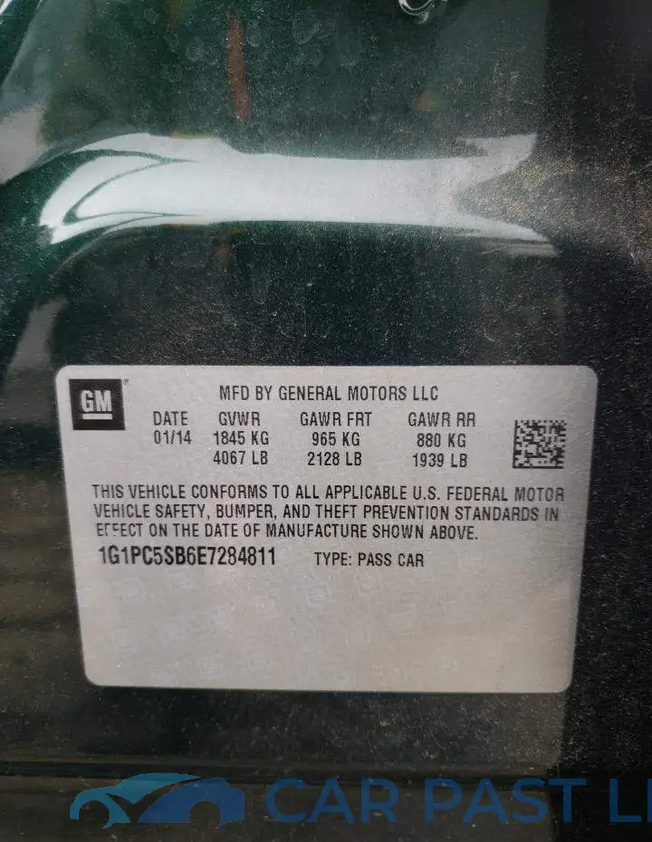 1G1PC5SB6E7284811# 12
