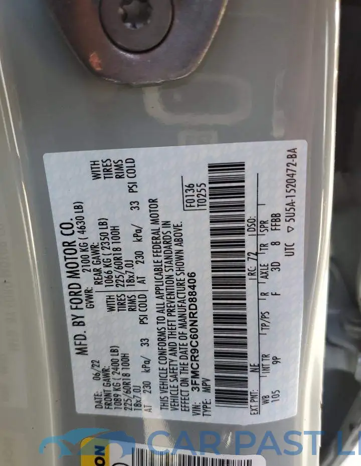 3FMCR9C60NRD88406# 13
