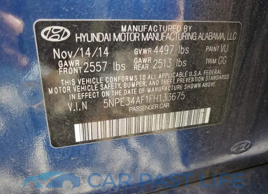 5NPE34AF1FH133675# 12