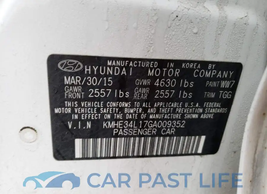KMHE34L17GA009352# 12