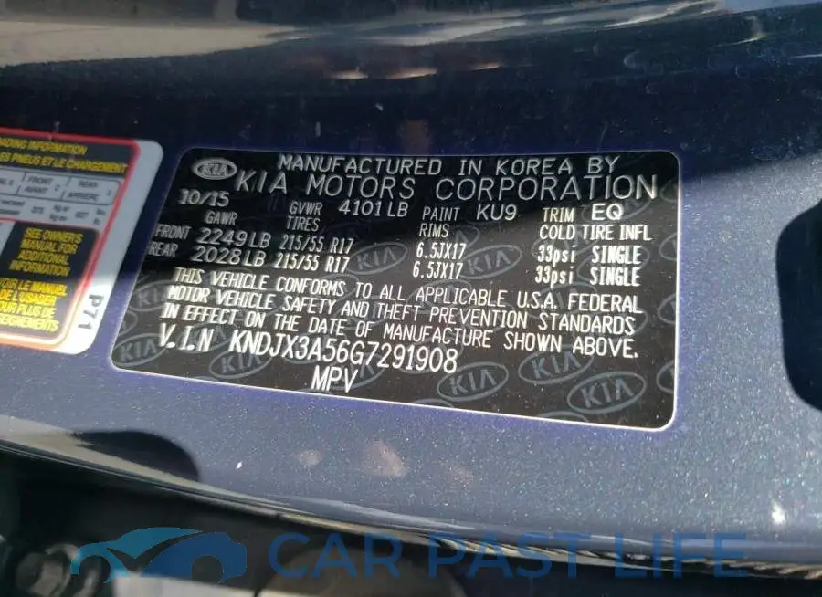 KNDJX3A56G7291908# 12
