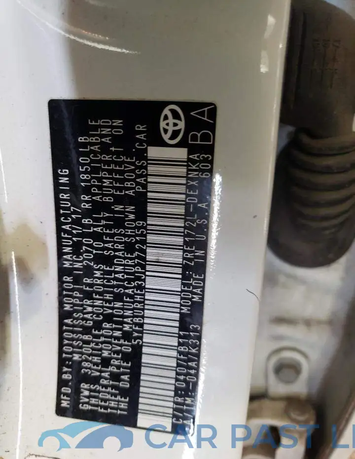 5YFBURHE3JP772159# 13