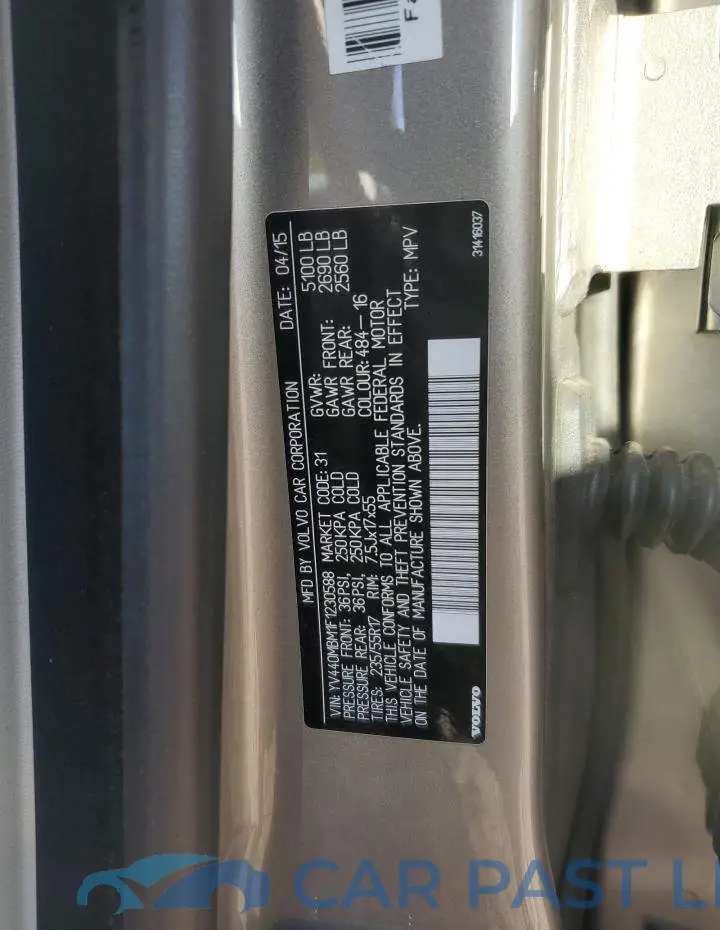 YV440MBM1F1230588# 13