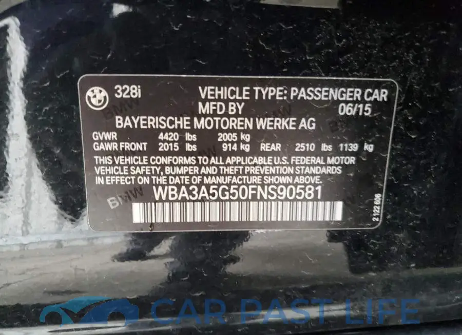 WBA3A5G50FNS90581# 12