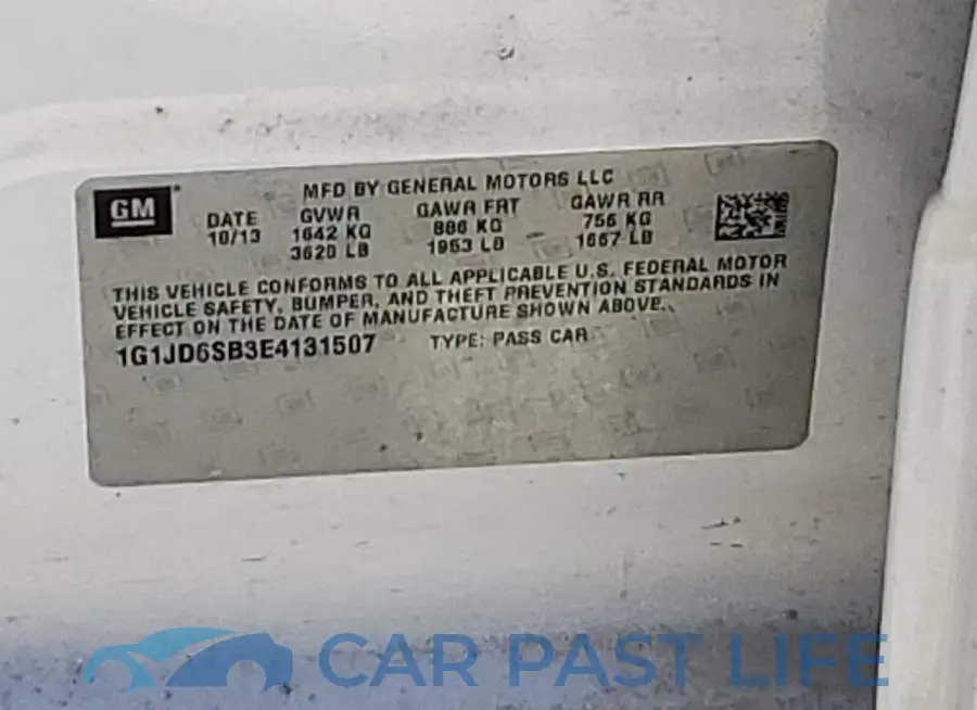 1G1JD6SB3E4131507# 12