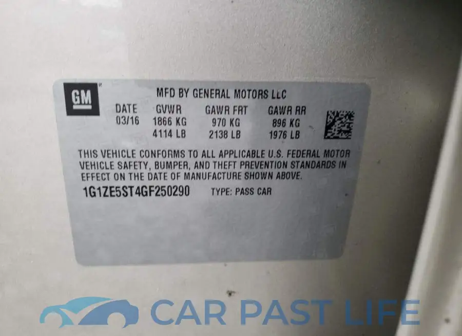 1G1ZE5ST4GF250290# 12