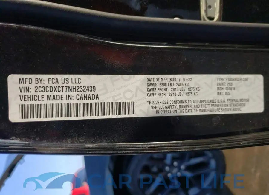 2C3CDXCT7NH232439# 13