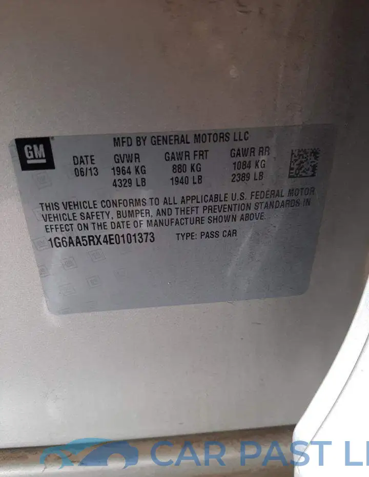 1G6AA5RX4E0101373# 13