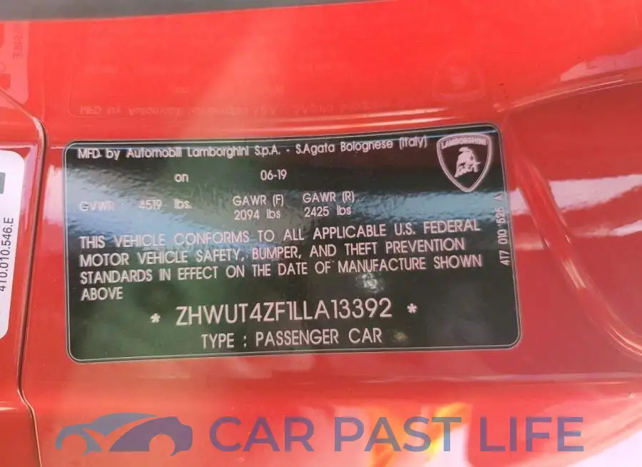 ZHWUT4ZF1LLA13392# 12