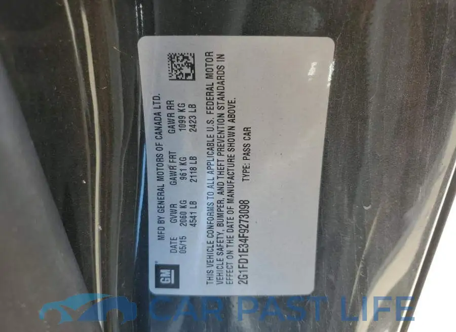 2G1FD1E34F9273098# 13