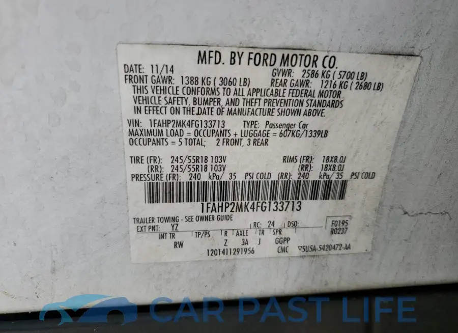 1FAHP2MK4FG133713# 12