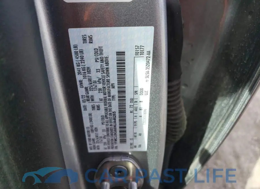 1FMCU9G66NUA46265# 13