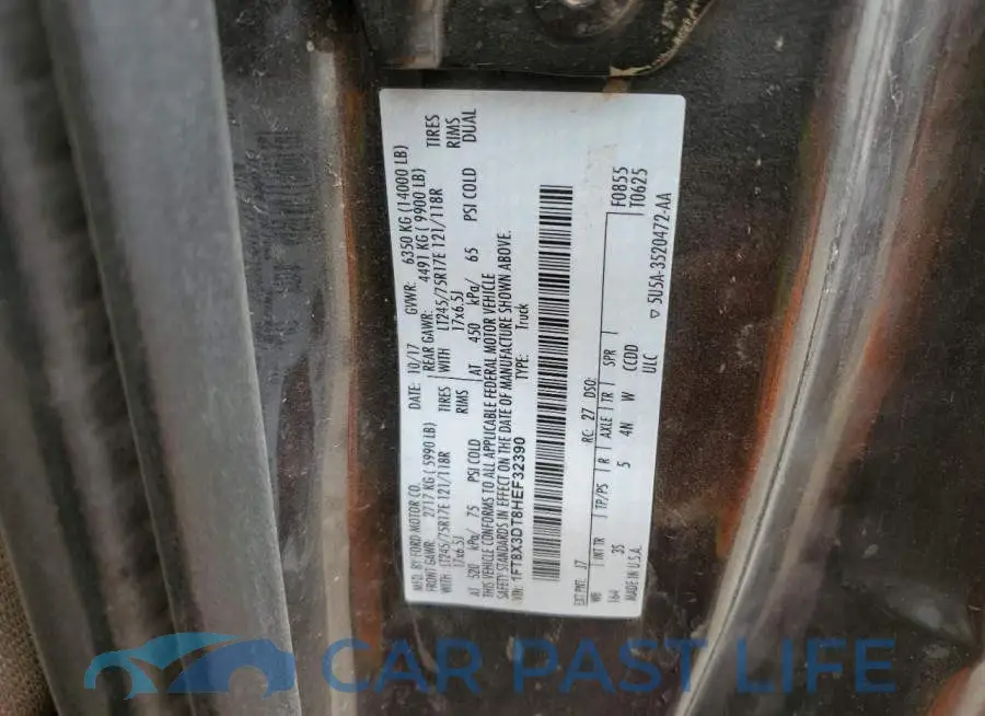 1FT8X3DT8HEF32390# 12