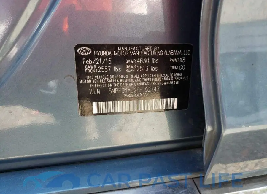 5NPE34AB2FH192747# 12