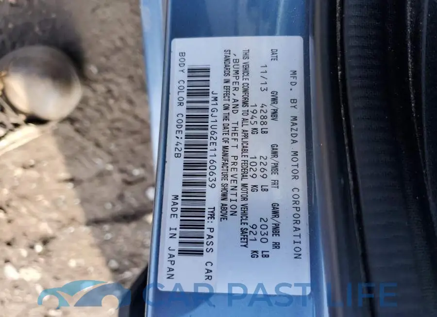 JM1GJ1U62E1160639# 12