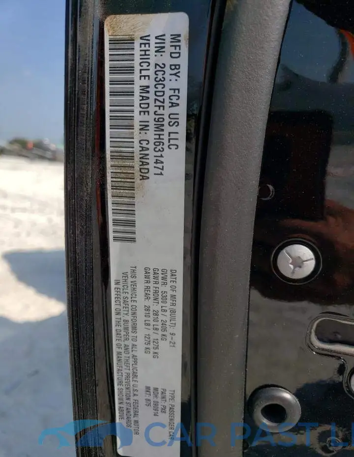 2C3CDZFJ9MH631471# 12