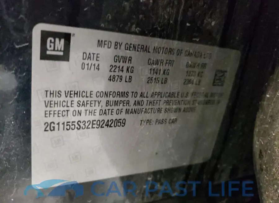 2G1155S32E9242059# 13