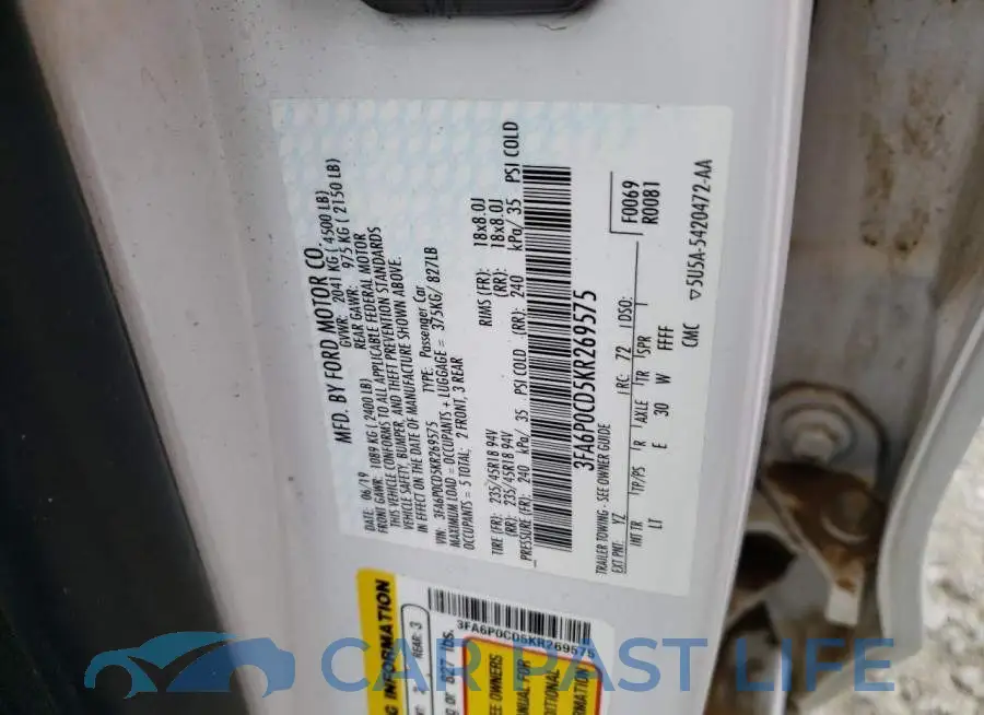 3FA6P0CD5KR269575# 13