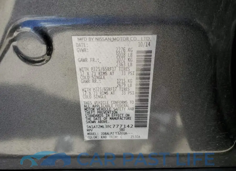 5N1AT2ML3FC777142# 13
