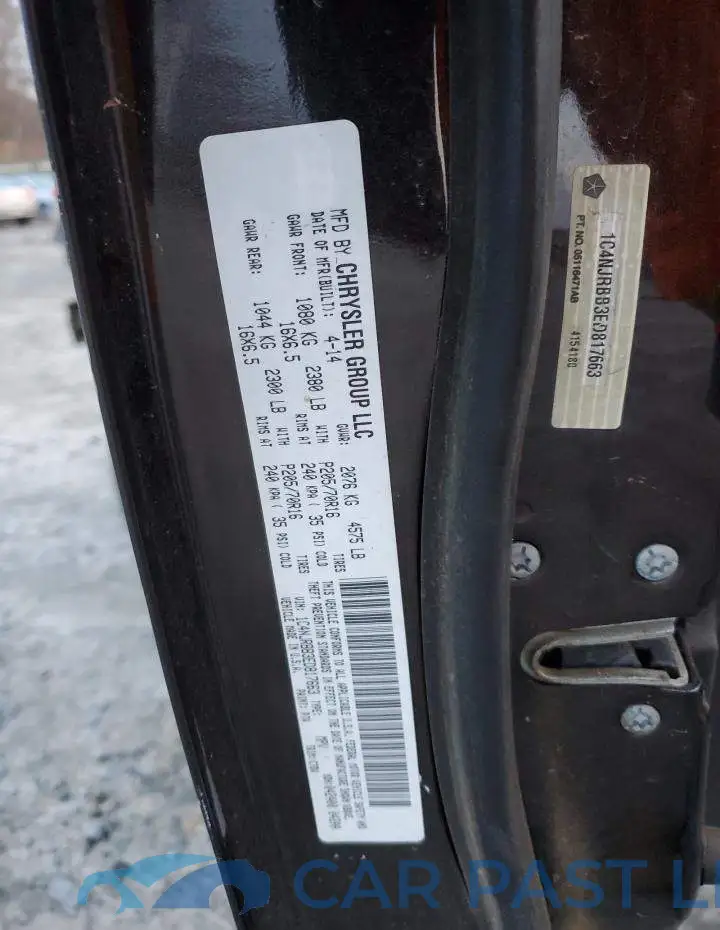 1C4NJRBB3ED817663# 12