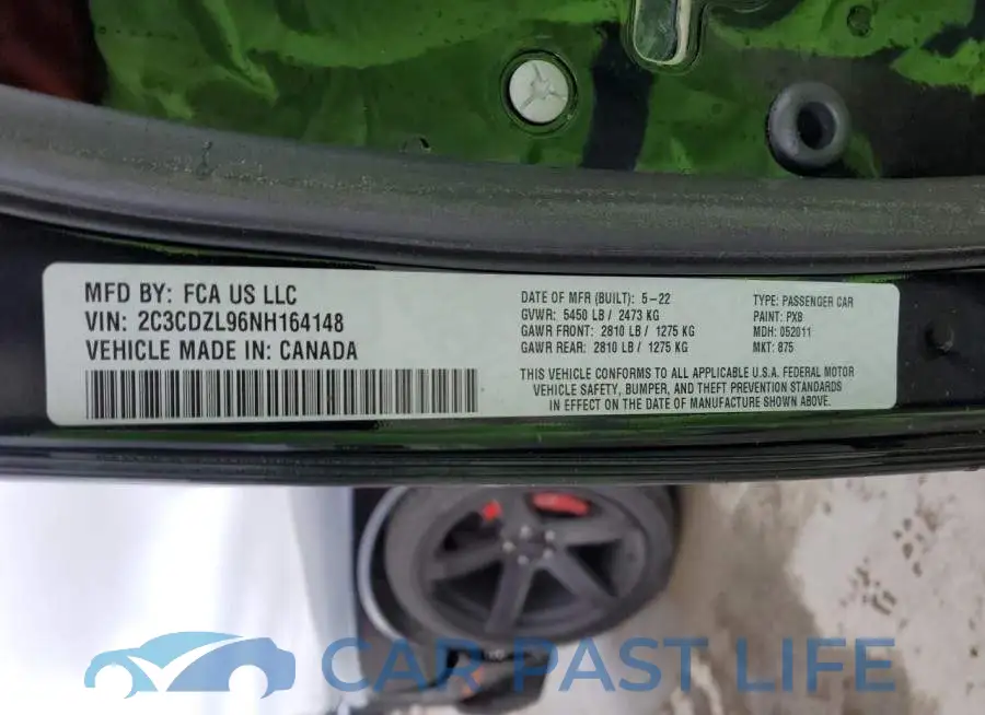 2C3CDZL96NH164148# 12