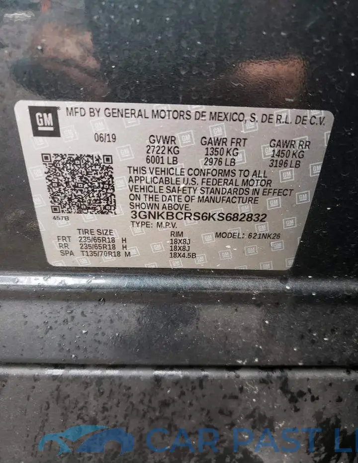 3GNKBCRS6KS682832# 13