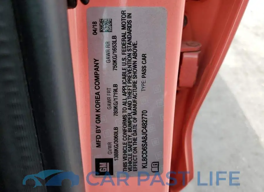 KL8CD6SA8JC482770# 12