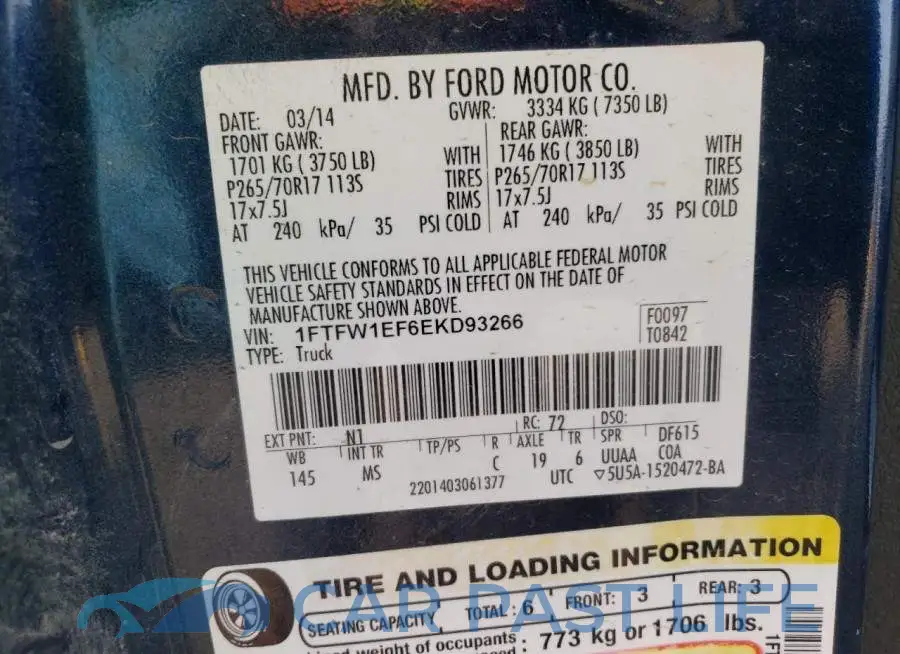 1FTFW1EF6EKD93266# 13