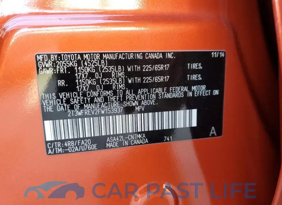 2T3WFREV2FW153937# 12