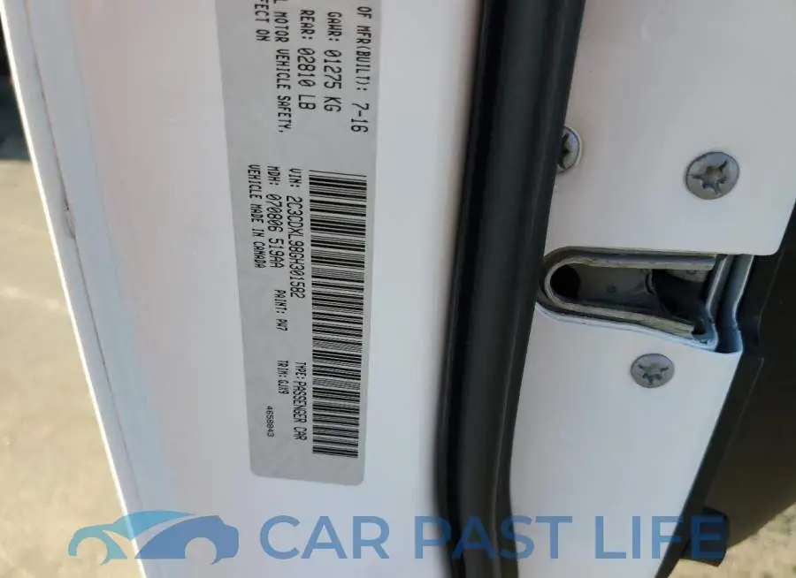 2C3CDXL98GH301582# 12