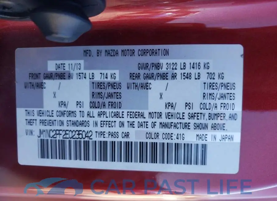 JM1NC2PF2E0235042# 12