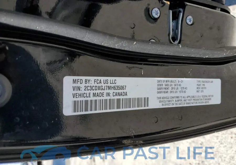 2C3CDXGJ7MH635067# 13