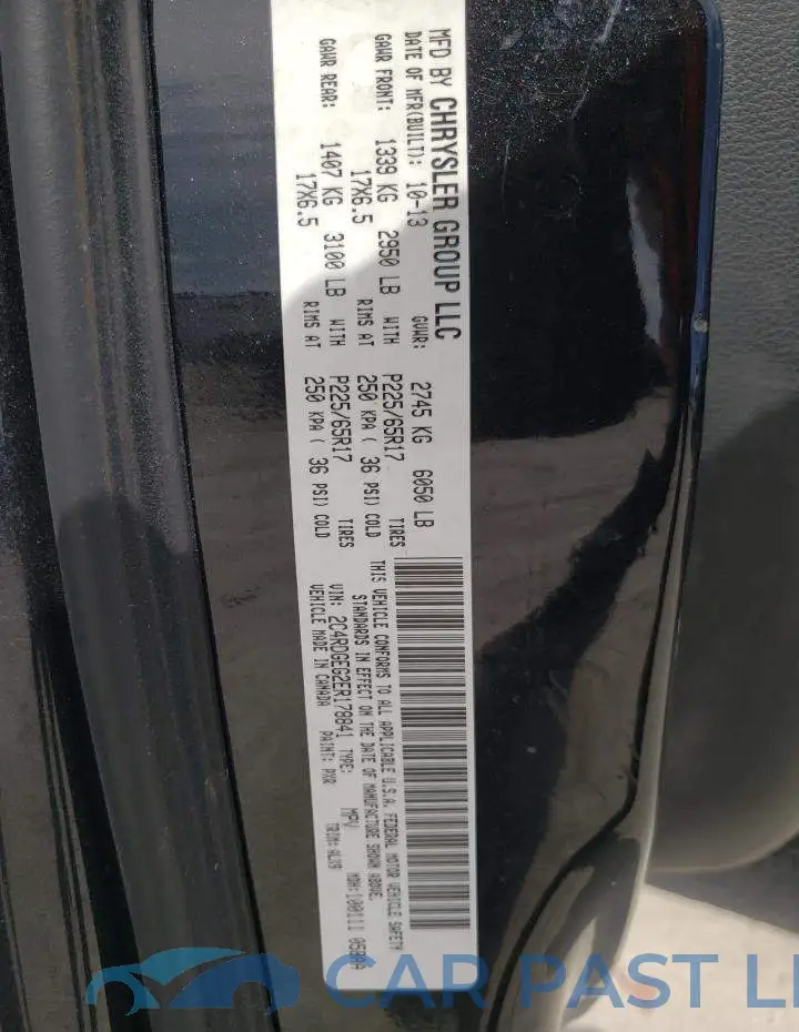 2C4RDGEG2ER178841# 13