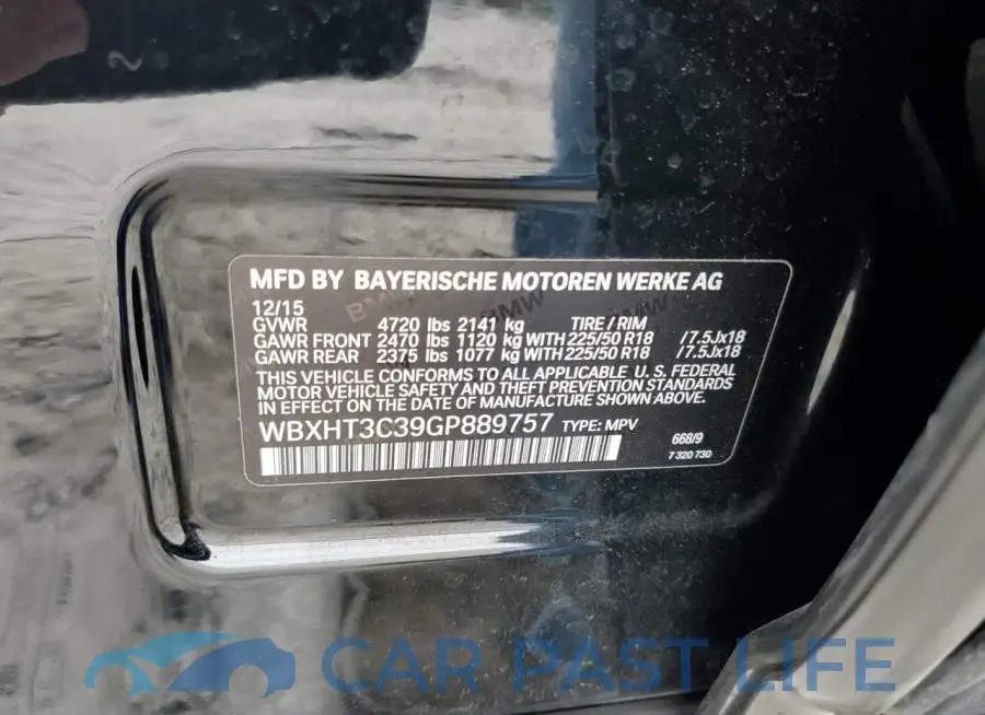 WBXHT3C39GP889757# 14