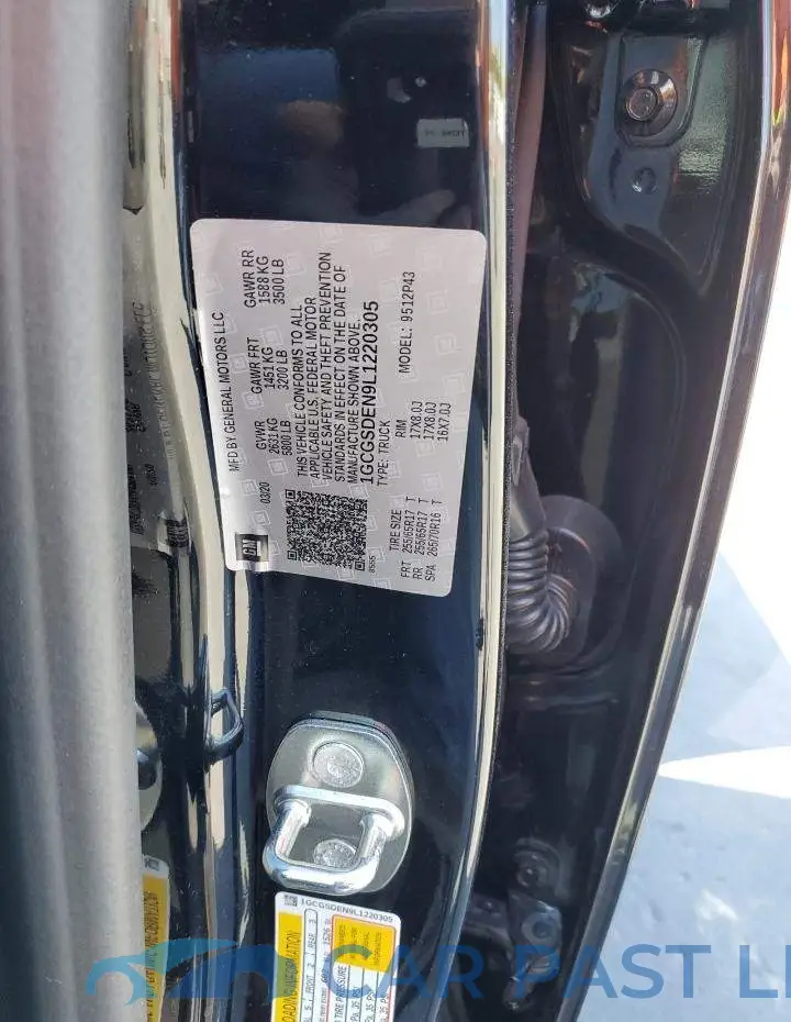 1GCGSDEN9L1220305# 14