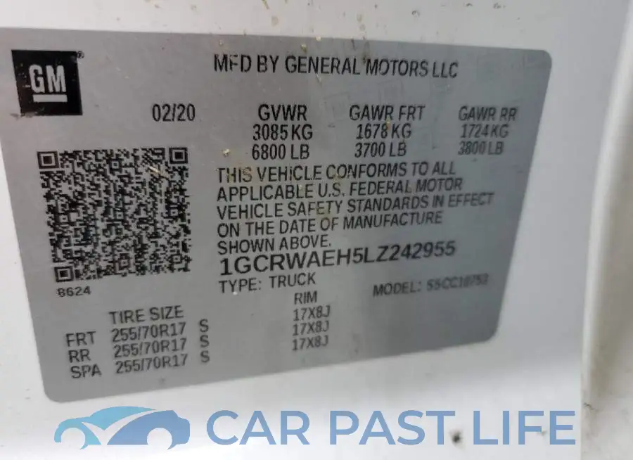 1GCRWAEH5LZ242955# 12