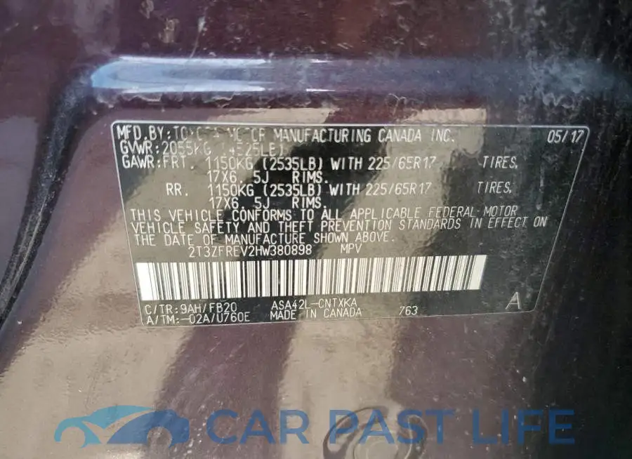 2T3ZFREV2HW380898# 13