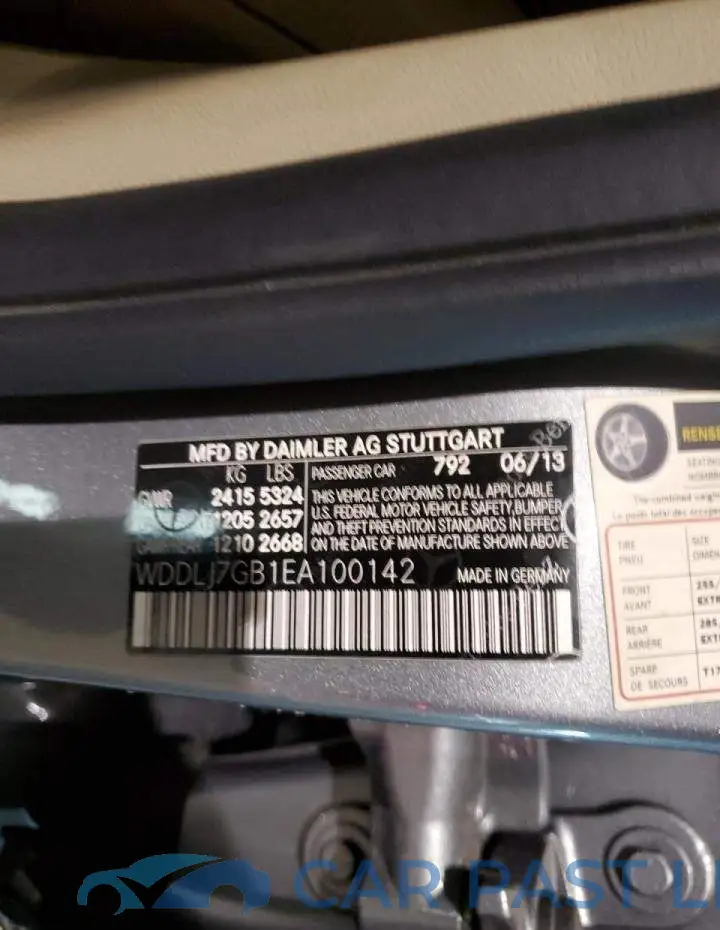 WDDLJ7GB1EA100142# 12