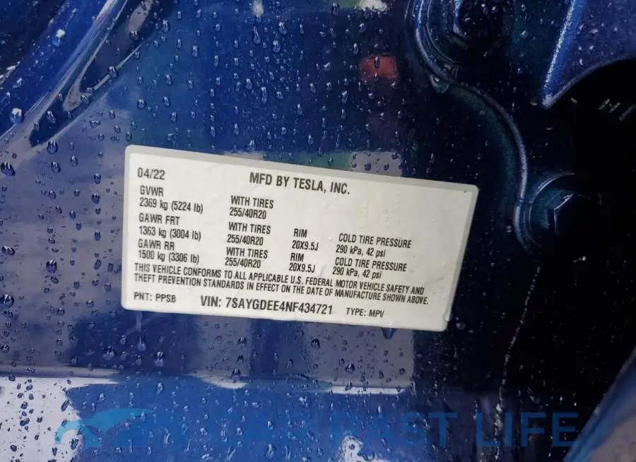 7SAYGDEE4NF434721# 12