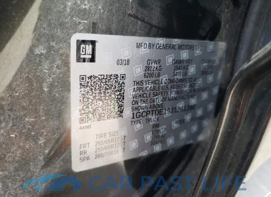 1GCPTDE19J1261380# 12