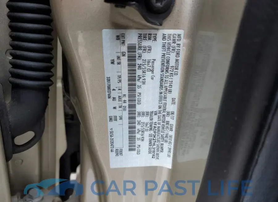 1FADP3K27HL318162# 12