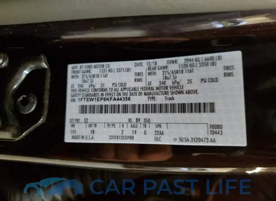 1FTEW1EP8KFA44358# 13