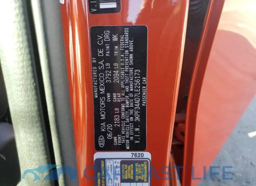 3KPF34AD7LE256173# 12