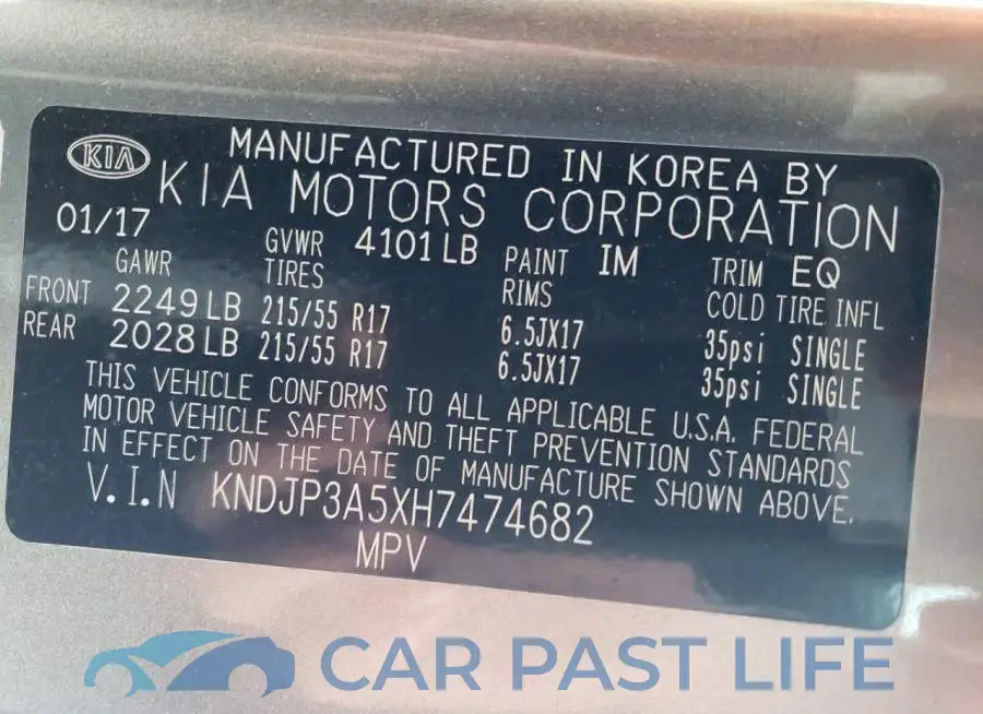 KNDJP3A5XH7474682# 13