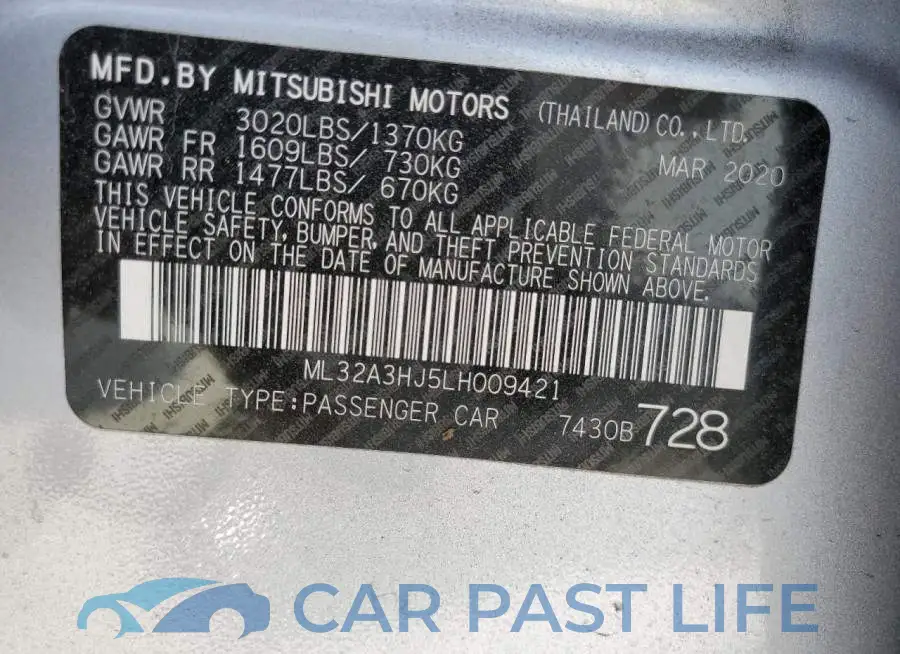 ML32A3HJ5LH009421# 12