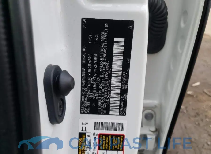5TDZZRAH4LS502937# 13