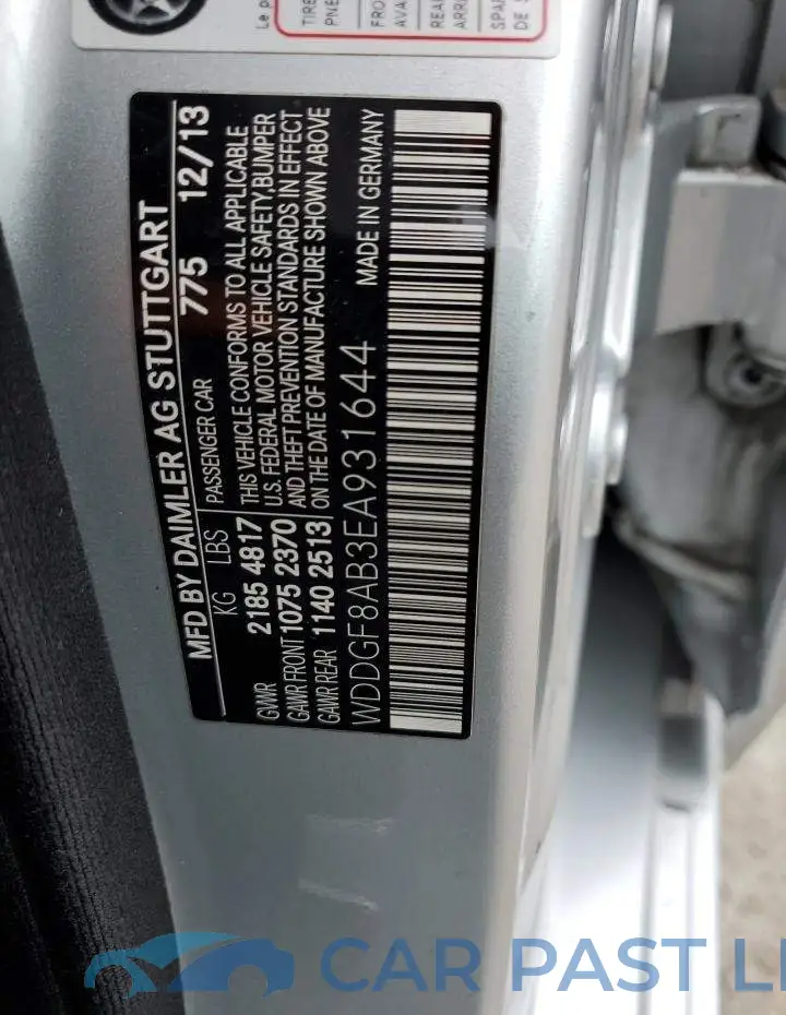 WDDGF8AB3EA931644# 12