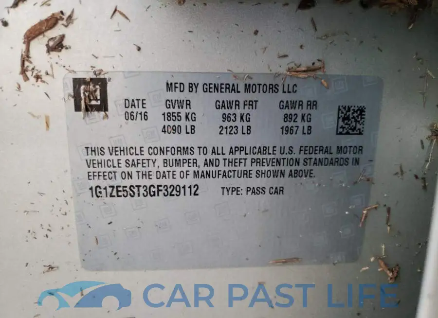 1G1ZE5ST3GF329112# 10